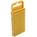 HellermannTyton Pre-Printed Snap-On Cable Marker Black Legend 4 for 4.3 to 5.3 mm Cable Diameter Polyamide 561-03644 WIC3