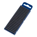 HellermannTyton Snap-On Pre-Printed Cable Marker, White "0" Legend, 2.8 to 3.8 mm Cable Diameter, Polyamide Material WIC2