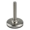 Nu-Tech Engineering Stainless Steel Adjustable Foot M8 Thread Size 40 mm Thread Length, 450 kg Static Load Capacity A300/001