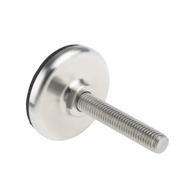 Nu-Tech Engineering Stainless Steel Adjustable Foot M8 Thread Size 40 mm Thread Length, 450 kg Static Load Capacity A300/001