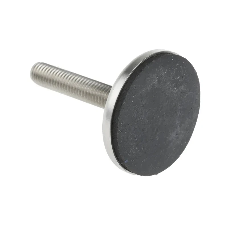 Nu-Tech Engineering Stainless Steel Adjustable Foot M8 Thread Size 40 mm Thread Length, 450 kg Static Load Capacity A300/001