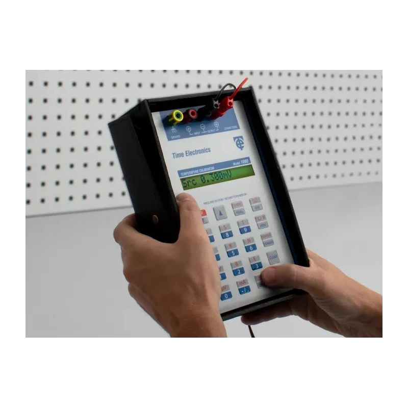 Time Electronics Thermocouple Temperature Calibrator 1090, NiMH Battery, 0.2 °C Accuracy, 0.1 °C/°F Resolution 1090