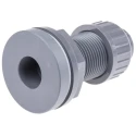 Georg Fischer Plastic Pipe Fitting Straight Press Fit Tank Adapter 1/2 in 1/2 in 161050226