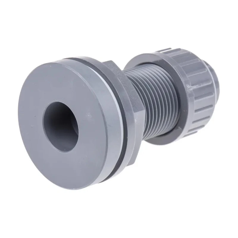 Georg Fischer Plastic Pipe Fitting Straight Press Fit Tank Adapter 1/2 in 1/2 in 161050226