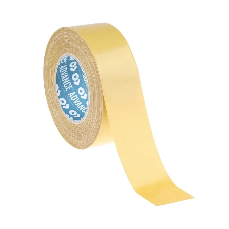 Advance Tapes Transparent Double Sided Cloth Tape 50mm x 25m, Adhesion 7.8N/cm, Tensile Strength 41N/cm, Cloth AT305