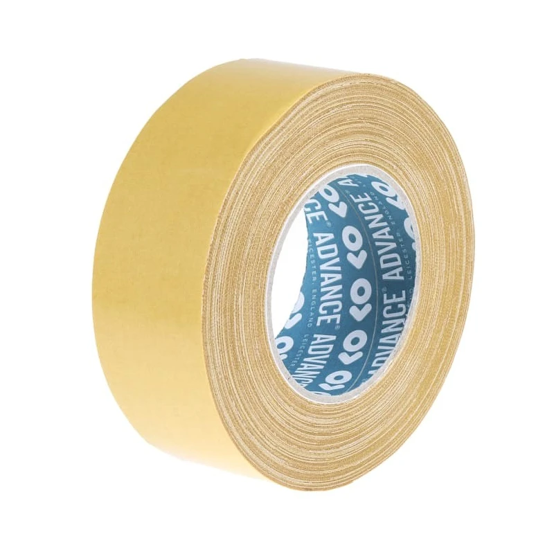 Advance Tapes Transparent Double Sided Cloth Tape 50mm x 25m, Adhesion 7.8N/cm, Tensile Strength 41N/cm, Cloth AT305
