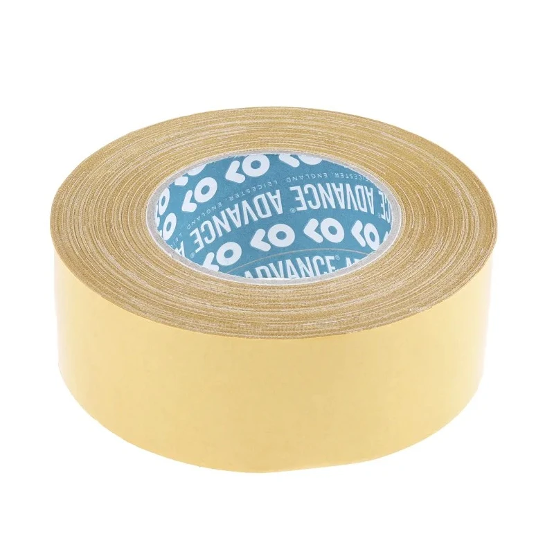 Advance Tapes Transparent Double Sided Cloth Tape 50mm x 25m, Adhesion 7.8N/cm, Tensile Strength 41N/cm, Cloth AT305