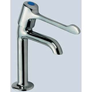Pegler Yorkshire Chrome Brass Quarter Turn Lever Handle High Neck Hot Sink Tap BSP 333021