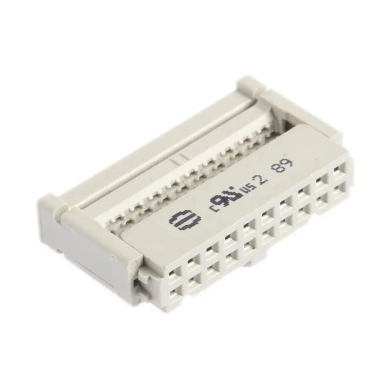 HARTING 20-Way IDC Connector Female for Cable, 2 Row, 2.5A, 320V AC, Gold Plating, SEK 18 Series 09185206813