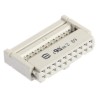 HARTING 20-Way IDC Connector Female for Cable, 2 Row, 2.5A, 320V AC, Gold Plating, SEK 18 Series 09185206813