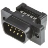 TE Connectivity Amplimite HDF-20 9 Way Right Angle 2.77 mm Pitch Cable D-Sub Connector with 4-40 Screw Male 1658615-4