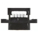 TE Connectivity Amplimite HDF-20 9 Way Right Angle 2.77 mm Pitch Cable D-Sub Connector with 4-40 Screw Male 1658615-4