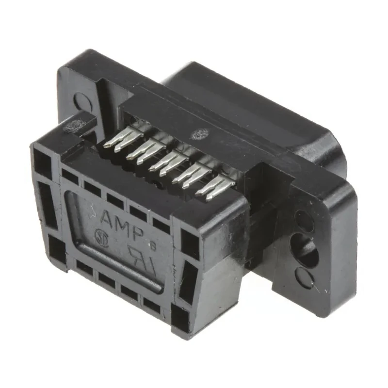 TE Connectivity Amplimite HDF-20 9 Way Right Angle 2.77 mm Pitch Cable D-Sub Connector with 4-40 Screw Male 1658615-4