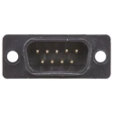 TE Connectivity Amplimite HDF-20 9 Way Right Angle 2.77 mm Pitch Cable D-Sub Connector with 4-40 Screw Male 1658615-4