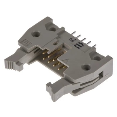 HARTING SEK 18 Series Straight Through Hole PCB Header, 10 Contacts, 2.54 mm Pitch, 2 Row, Shrouded 09185106904