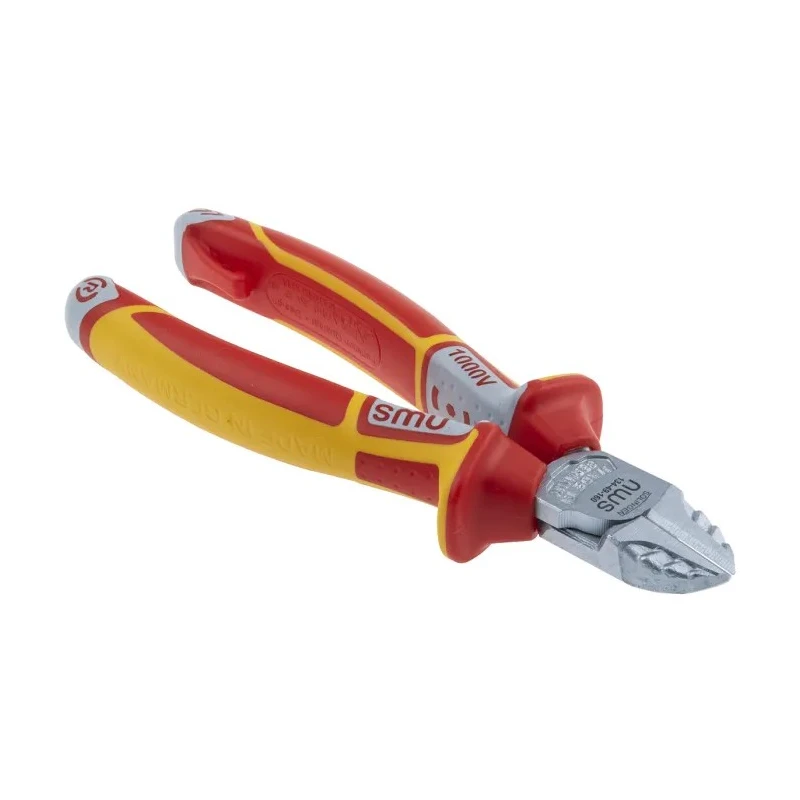 NWS VDE/1000V Approved Side ESD Safe Side Cutter with Bi-Metal Handle, 160mm Length N134-49-VDE-160-SB