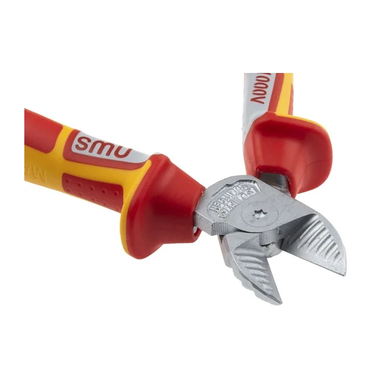 NWS VDE/1000V Approved Side ESD Safe Side Cutter with Bi-Metal Handle, 160mm Length N134-49-VDE-160-SB