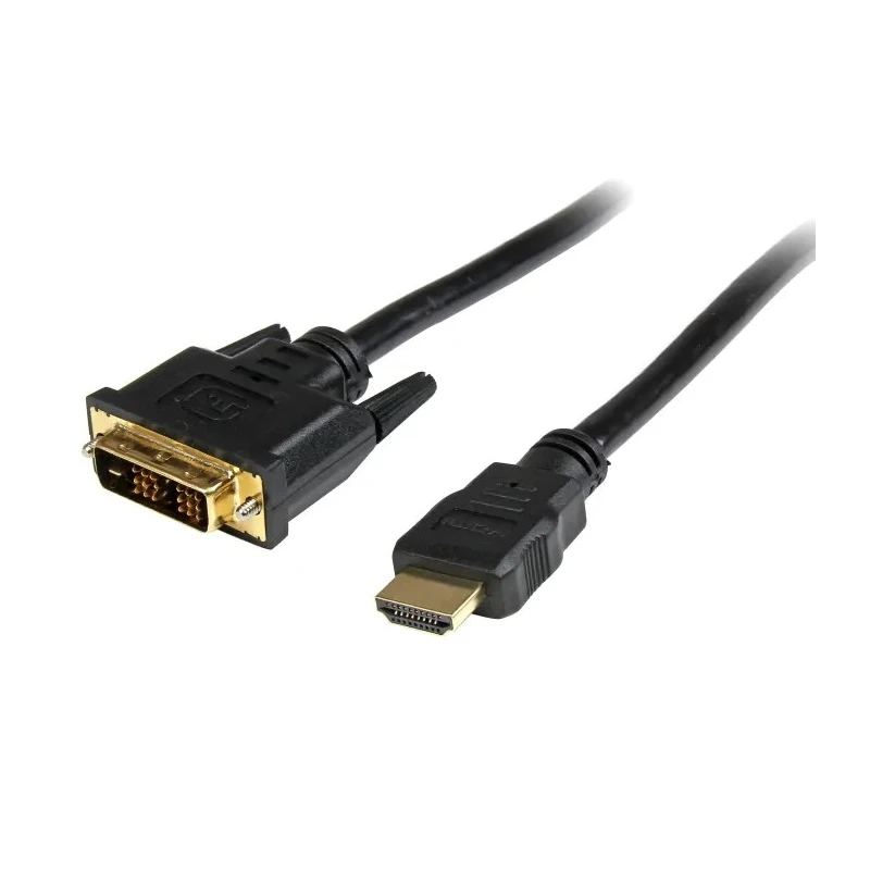 StarTech.com 1 m 1920 x 1200 Resolution HDMI Cable Male DVI-D Single Link to Male DVI-D HDMI 1.2 Black HDDVIMM1M