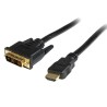 StarTech.com 1 m 1920 x 1200 Resolution HDMI Cable Male DVI-D Single Link to Male DVI-D HDMI 1.2 Black HDDVIMM1M