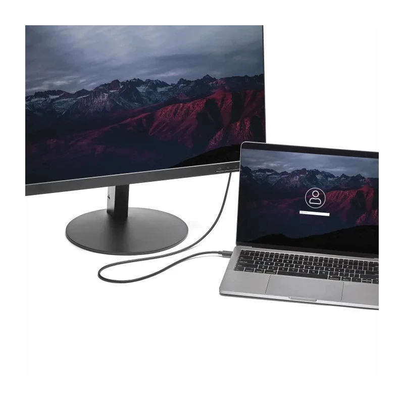 RS PRO StarTech.com USB C to DisplayPort Adapter Cable USB 3.1 Thunderbolt 3 Compatible 4K Resolution CDP2DPMM1MB