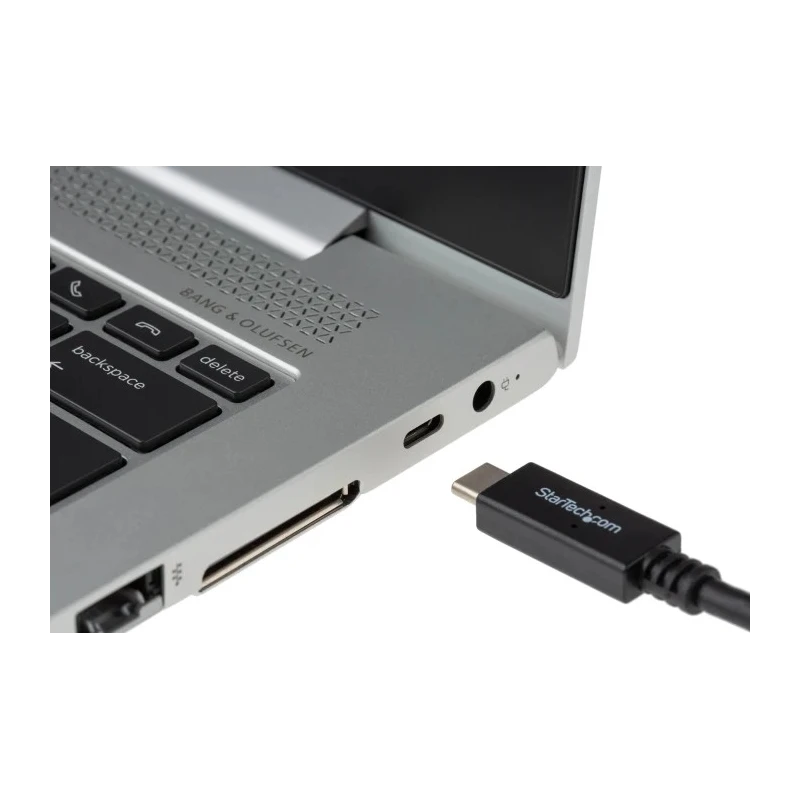 StarTech.com USB 3.1 High-Speed Male USB 3.2 Type C to Male Micro USB Type B Cable, Black PVC Jacket, 500mm USB31CUB50CM