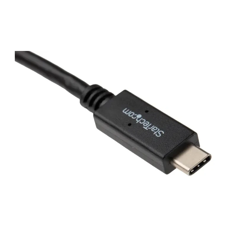 StarTech.com USB 3.1 High-Speed Male USB 3.2 Type C to Male Micro USB Type B Cable, Black PVC Jacket, 500mm USB31CUB50CM