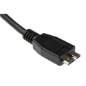 StarTech.com USB 3.1 High-Speed Male USB 3.2 Type C to Male Micro USB Type B Cable, Black PVC Jacket, 500mm USB31CUB50CM