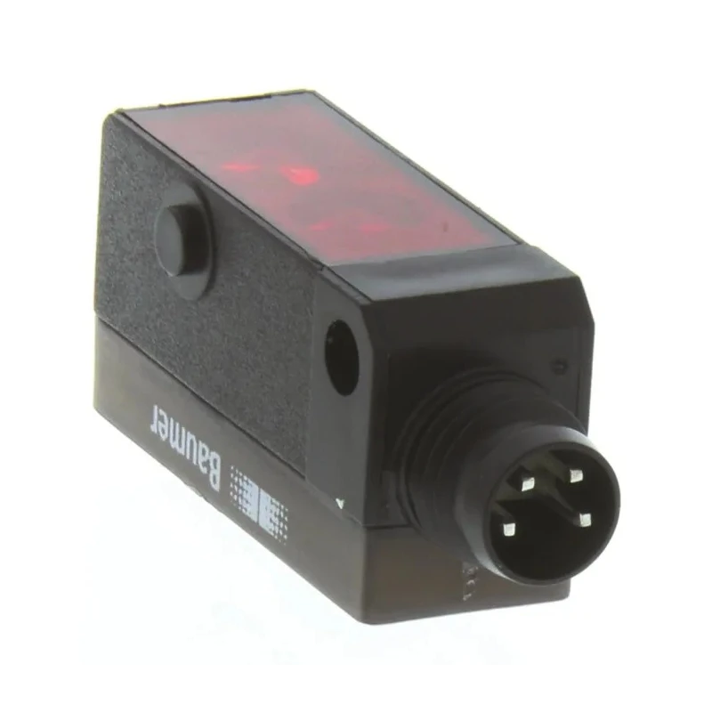 Baumer Diffuse Photoelectric Sensor, Block Sensor, 20 mm to 120 mm Detection Range, PNP Output, IP67 Rated FHDK 10P5101/S35A