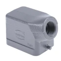 HARTING Han B Range Heavy Duty Power Connector Hood Die Cast Aluminium, Side Cable Entry M20, Single Lever 19300061540