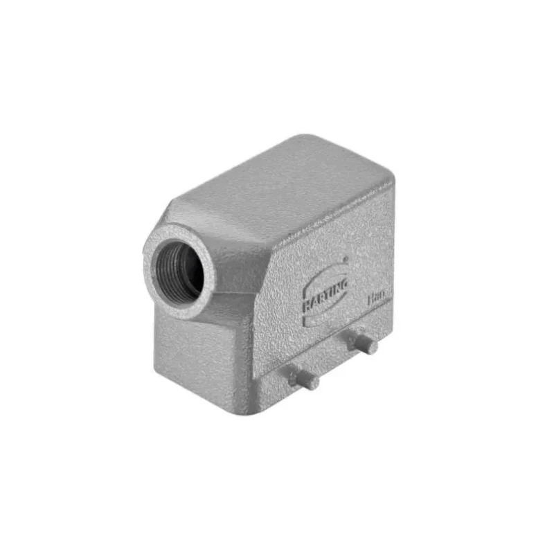 HARTING Han B Range Heavy Duty Power Connector Hood 2 Lever Locking, Die Cast Aluminium, IP65-IP67, Size 10B 19300101520