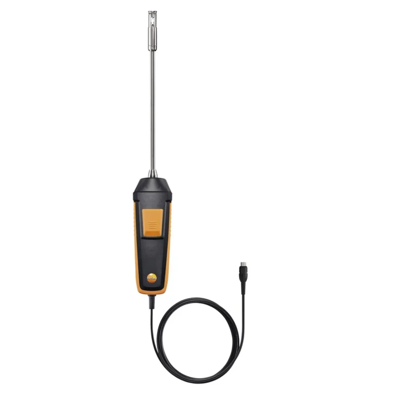 Testo Data Logging Probe with USB Communication, 0°C to 50°C Temperature Range, ±0.5°C Accuracy, 100% RH Max 0635 1052