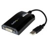 StarTech.com USB to DVI Adapter USB 2.0 External Graphics Card Support 1 Display 1920 x 1200 Resolution USB2DVIPRO2