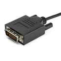 RS PRO USB Type-C to DVI Adapter Cable USB 3.1, Thunderbolt 3 Compatible, 1 m, 1920 x 1200 Resolution CDP2DVIMM1MB