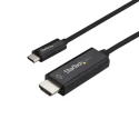 RS PRO USB 3.1 USB-C to HDMI Adapter Cable, 1 Supported Display, 4K Resolution, Thunderbolt 3 Compatible CDP2HD2MBNL