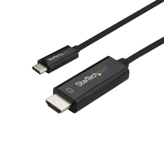 RS PRO USB 3.1 USB-C to HDMI Adapter Cable, 1 Supported Display, 4K Resolution, Thunderbolt 3 Compatible CDP2HD2MBNL