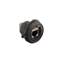 Bulgin PX0893 Series RJ45 Connector Female Panel Mount Shielded Straight 1 Port PX0893