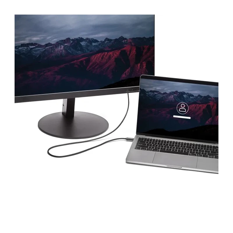 RS PRO USB 3.1 USB-C to HDMI Adapter Cable, 1 Supported Display, 4K Resolution, Thunderbolt 3 Compatible CDP2HD2MBNL
