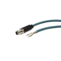 Bulgin Sensor Actuator Cable Male 8 Way Straight to Female 8 Way Unterminated 48V AC IP67 PXPTPU12FIM08XCL020PU