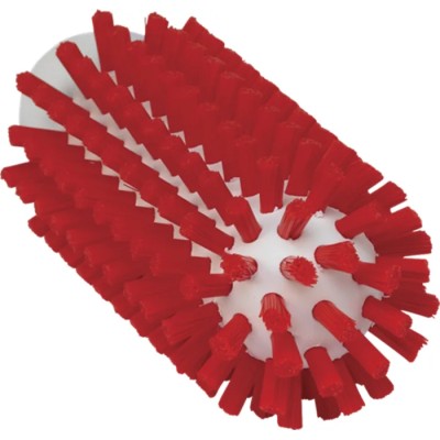 Vikan Red Bottle Brush with Polyester Bristles, 10 mm Bristle Length, 140 mm Overall Length, 50 mm Diameter 5380504