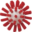 Vikan Red Bottle Brush with Polyester Bristles, 10 mm Bristle Length, 140 mm Overall Length, 50 mm Diameter 5380504