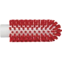 Vikan Red Bottle Brush with Polyester Bristles, 10 mm Bristle Length, 140 mm Overall Length, 50 mm Diameter 5380504