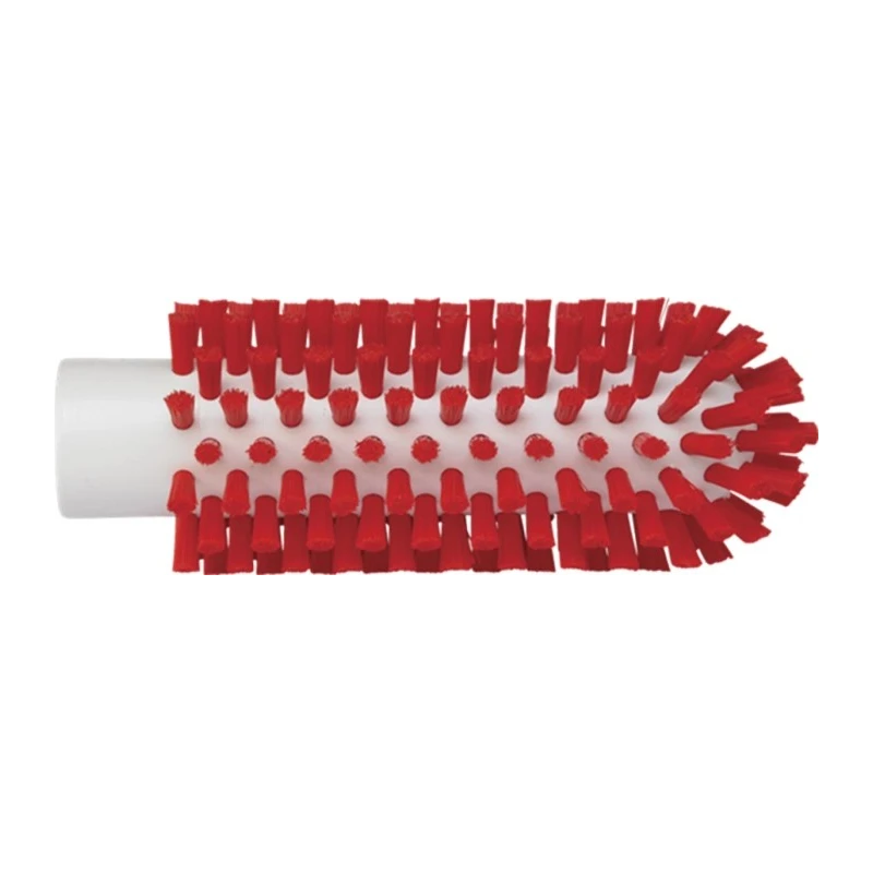 Vikan Red Bottle Brush with Polyester Bristles, 10 mm Bristle Length, 140 mm Overall Length, 50 mm Diameter 5380504