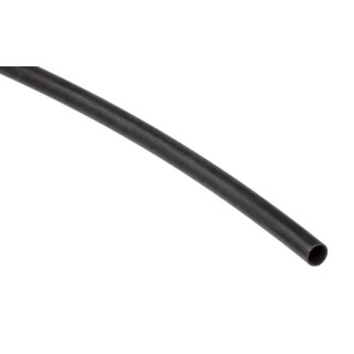 RS PRO Halogen Free Heat Shrink Tubing Black 3.2 mm Sleeve Diameter x 300 mm Length 2:1 Ratio 417-9554