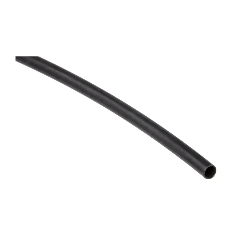 RS PRO Halogen Free Heat Shrink Tubing Black 3.2 mm Sleeve Diameter x 300 mm Length 2:1 Ratio 417-9554