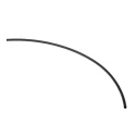 RS PRO Halogen Free Heat Shrink Tubing Black 3.2 mm Sleeve Diameter x 300 mm Length 2:1 Ratio 417-9554