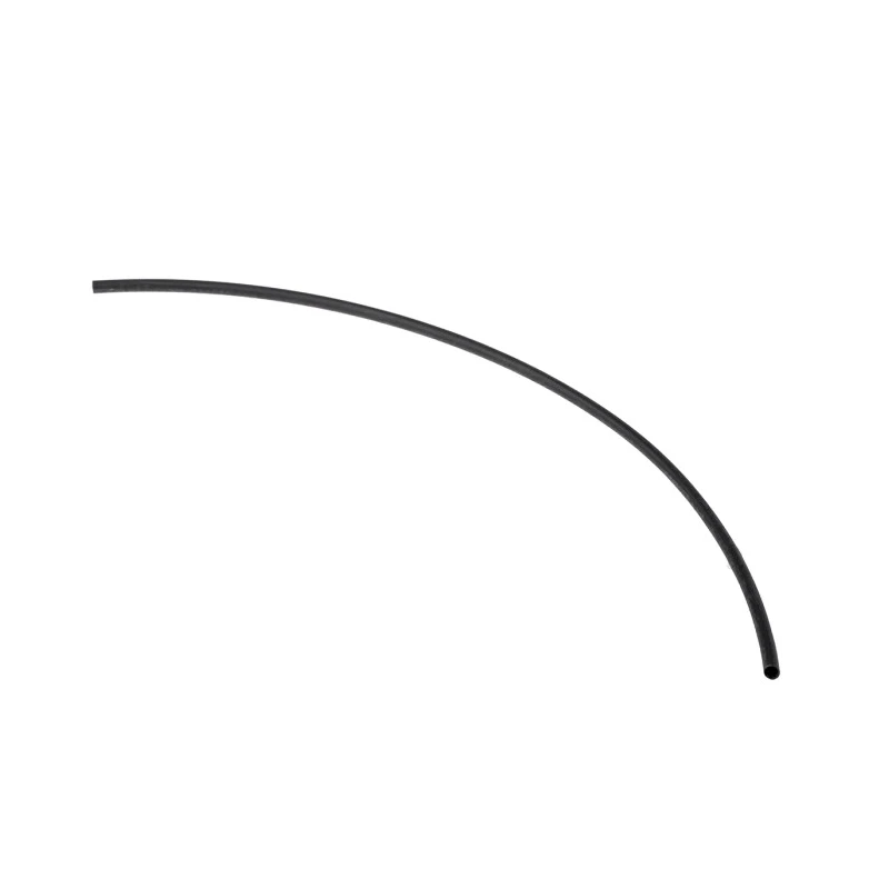 RS PRO Halogen Free Heat Shrink Tubing Black 3.2 mm Sleeve Diameter x 300 mm Length 2:1 Ratio 417-9554