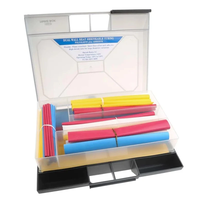 RS PRO Polyolefin Flame Retardant Heat Shrink Tubing 3 mm Sleeve Diameter 3:1 Shrink Ratio 417-9087