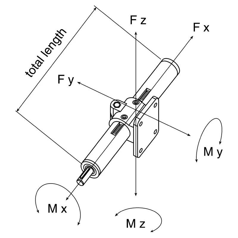 Rose+Krieger E Steel Linear Motion Component, 50 mm Diameter OD Tube, 500 mm Length, Travel Distance 265 mm 78150110500