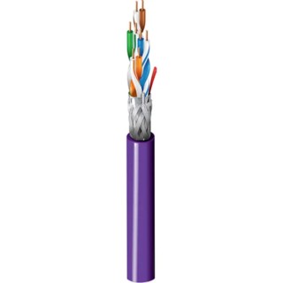 Belden Ethernet Cable, Cat5e LAN Category, Shielded Screened Solid Copper 8 Cores, Low Smoke Zero Halogen, 500m, Grey 1633ENS