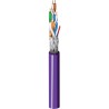 Belden Ethernet Cable, Cat5e LAN Category, Shielded Screened Solid Copper 8 Cores, Low Smoke Zero Halogen, 500m, Grey 1633ENS